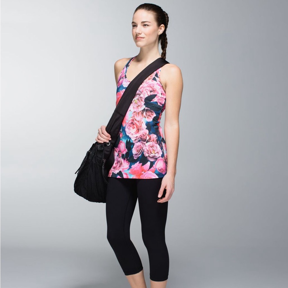 Lululemon Athletica Cool Racerback Tank Top Secret Garden Size 6